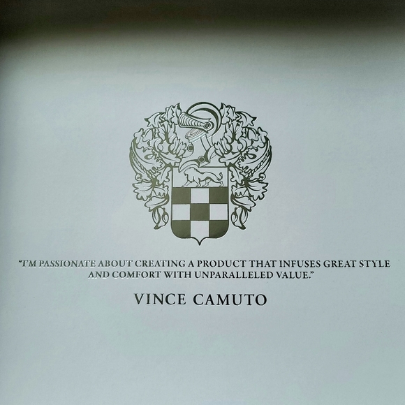 SOLD - VINCE CAMUTO Leather Wedge Summer Sandal Ladies 7.5 - Picture 15 of 16